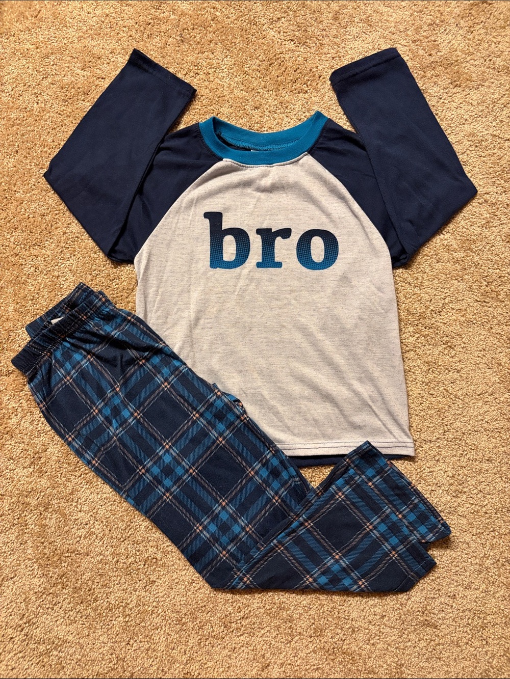Children’s Place Kids Navy & Gray Pajama Set